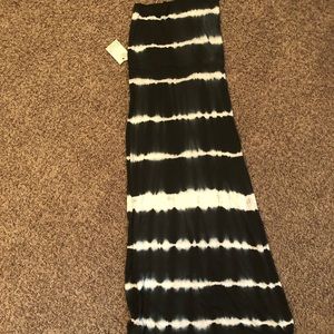 Fold-Over Maxi Skirt